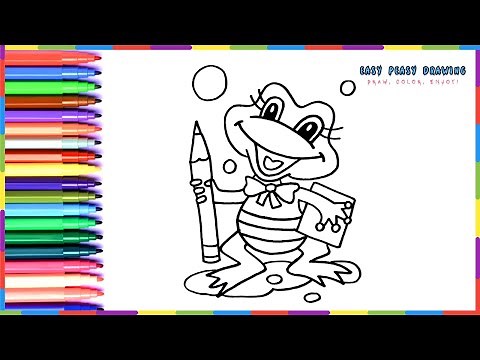 How to Draw a Cute Frog in less than 5 Minutes