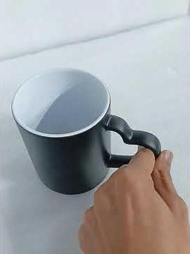 Sublimation Heart Handle Magic Mug | Available on IndiaMART