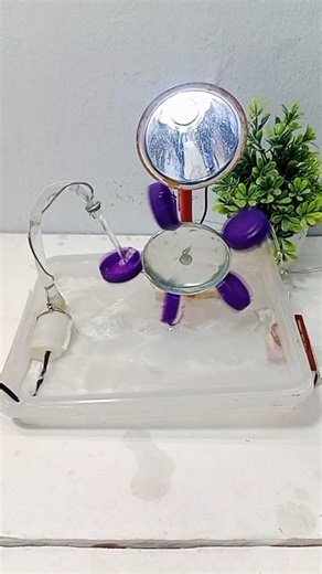 How to Generate Electricity From Water Pressure school project/DC Motor Project/#trending#ytshorts