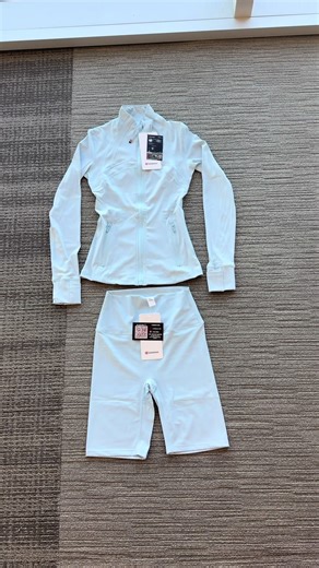 LIGHT BLUE LULULEMON SET AVAILABLE TODAYYYY DM ME TO PURCHASE, ALL SIZES #clothing #fyp #luxury #lululemon #alo