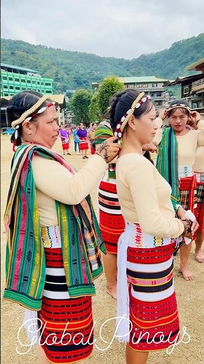 Traditional attire of Igorot women in Bontoc, Mountain Province