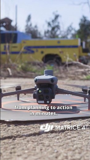 Real-time drone mapping for faster and safer wildfire response 🚒 DJI Matrice 4T#californiawildfires