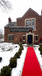 Exciting Detroit News! The former residence of Aretha Franklin is being restored and is open for tours. 🌹🎶 Built in 1927, The Rose Estate is a historic estate that was home to two icons over the years: Patricia Hill Burnette, a world-renowned portrait artist and feminist leader from the 1940s-1993, and the Queen of Soul herself Aretha Franklin from 1993-2018. 🎨🎤 Twice-named by Rolling Stone as the Greatest Singer of All Time, the Rose served as witness to Aretha Franklin writing her Grammy-n