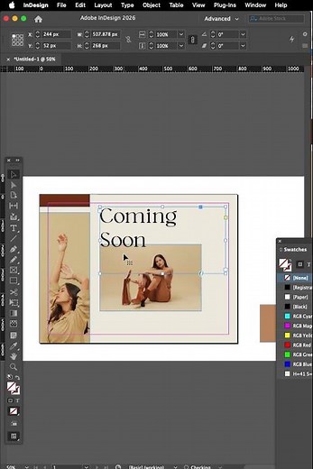 Fashion Promo – Facebook Post using Adobe indesign 2026 #design #yourbook #tutorial