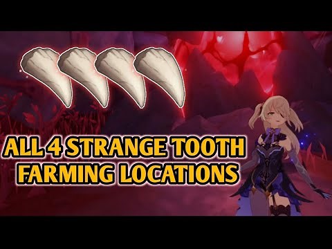 All Strange Tooth Farming Locations | Genshin Impact