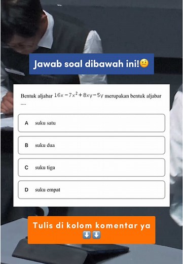 Kuis Matematika: Tantangan Aljabar untuk Semua!