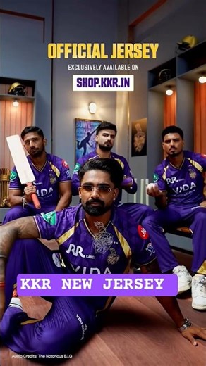 kkr get new jersey rivel #kkr #kkrfans