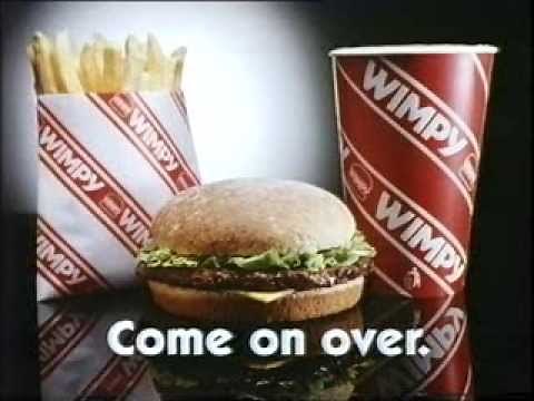 UK Wimpy TV ad - April 1988