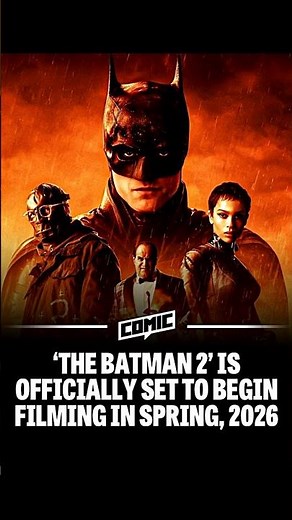 🦇The Batman 2 Update Reveals Production Start Date for DC Sequel Movie 🔥 #shorts #dcuniverse #batman