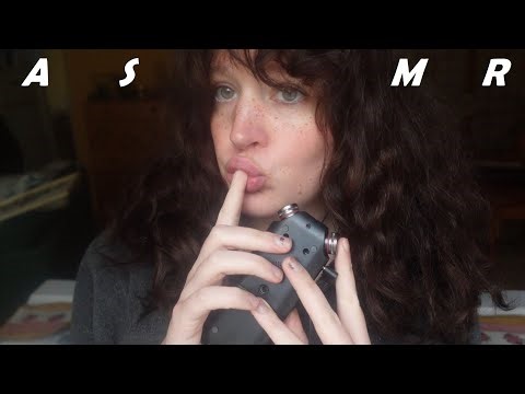 tascam mouth sounds and touching your ears ASMR