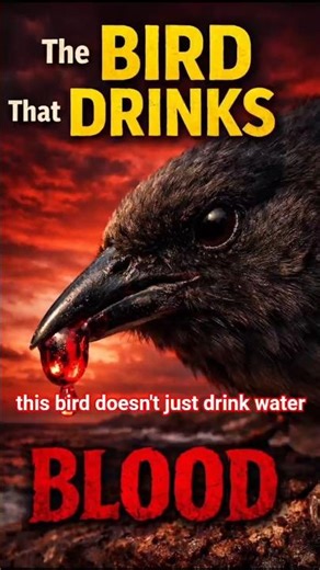 The Bird That Drinks Blood 🩸 Nature’s Real Vampire