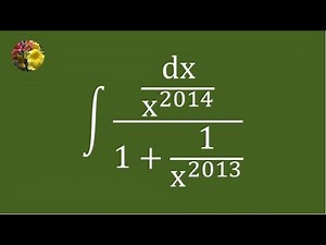 Solving the indefinite integral using must know basic techniques