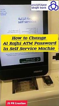How to Change AlRajhi ATM Password in Pos Machine ‪@jsprcreation‬ #ksa #alrajhibank #atmpin