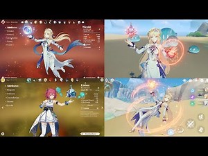 NICOLE GAMEPLAY NEW ABILITY & LINNEA GAMEPLAY RECENT UPDATE! | GENSHIN IMPACT