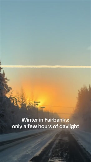 Winter Sun in Fairbanks: A Rare Gift