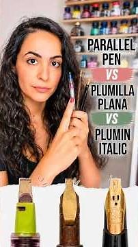 → Parallel Pen vs. Flat Calligraphy Nib vs. Italic Nib: When to Use Each