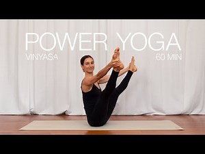 Power Vinyasa Yoga | 60 Min Fokus Core, Beine, Schultern | Mittelstufe & Fortgeschrittene