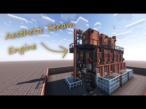 An Aesthetically Pleasing Steam Engine | Minecraft | Create Mod