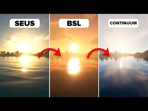 Top 3 Mejores Shader De Minecraft 1.21 *SEUS vs BSL vs CONTINUUM*