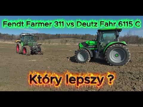 Fendt Farmer 311 vs Deutz-Fahr 6115 C | Niesamowite ujęcia z drona i detale ciągników