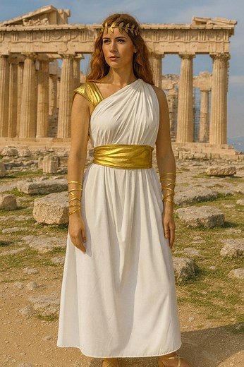 Kids-adults Greek Goddess Toga Gold Halloween Costume Hera Athena Aphrodite - Etsy