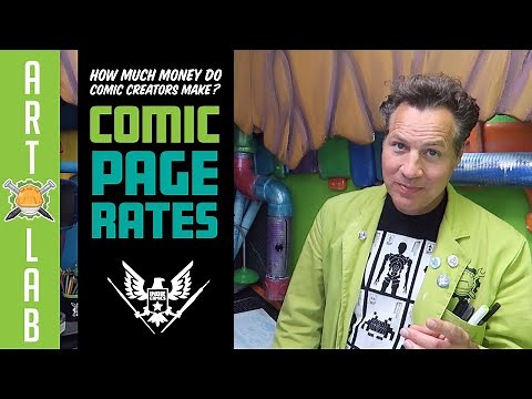 How Much Money Do Comic Creators Make? Comic Page Rates