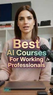 Top 5 Best AI Courses for Working Professionals in 2026 #shorts #aicourses #logicmojo #aiengineer