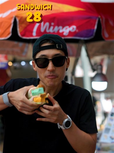 50 OG Ice Cream Sandwich Challenge! Had to stop halfway due to the rain 🫠 Nobody needs to be the wet one out. Subscribe to PUB Flood Alerts on Telegram to stay informed with flood-related alerts. For more information, head over to https://go.gov.sg/befloodready-zermatt 🙌🏼#BeFloodReady #GetFloodWise #foodchallenge #sgfoodie