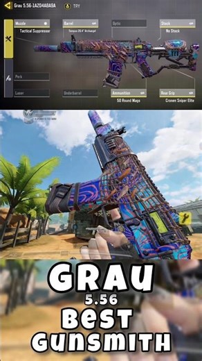 Grau 5.56 Best Gunsmith — No Recoil Build 👀