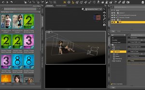 Daz3d Studio 4.9 基础入门 中文视频教程 10 Cameras 相机 景深 设置