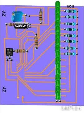 How to Make Speed Control Rain Drop LED Circuit 74HC595 #diy | #diyprojects