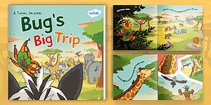 Bug's Big Trip eBook (Prepositions Journey Story)