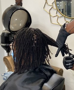Cutting Locs into a Loc Bob | The Digital Loctician