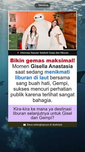 Momen Gemas Gisel dan Gempi Liburan di Atas Laut #BERITA #VIRAL #GISELLAANASTASIA #LIBURANARTIS