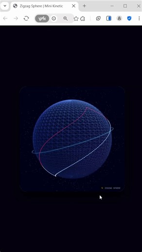 sphere zigzag #coding #programming #landing #html #javascript #musiccodes2023 #lovecode #webdesign