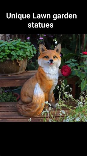 #fox #statue | Unique Lawn Garden Statues | Facebook