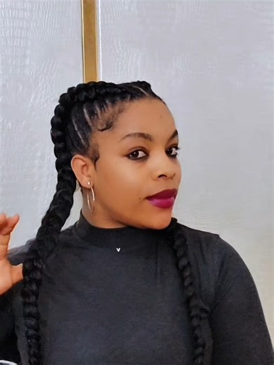 Simple Cornrow Braids Tutorial
