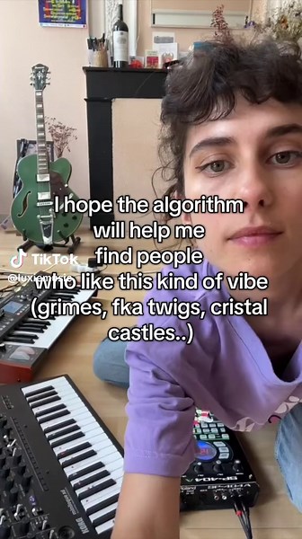 this song is called ‘Even In The Night’ thank u for listening 🦋 #electronicmusic #femaleproducer #alternativemusic #synth #producertok #behringer #sp404 #electropop #synthtok #grimes #korg #etherealmusic