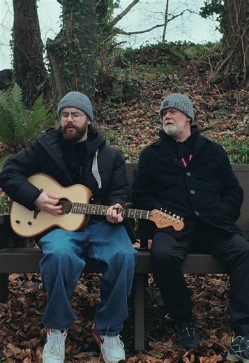 Dropping another tune with my dad next week ❤️ Who’s ready for “Follow”?? 👀 @Bob Grace #fatherson #familyfun #love
