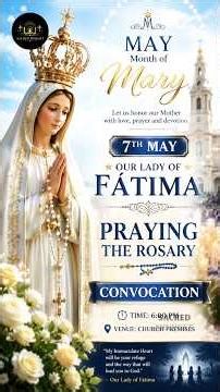 Marian Devotion Day 7 | Our Lady of Fatima | Pray the Rosary for Peace Conversion | Sacred Mindset