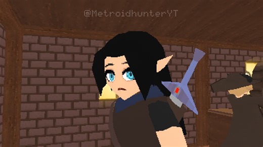 Metroidhunter on Instagram: "average RPG shopping trip #RPG #retro #lowpoly #blenderart #animation #elf"