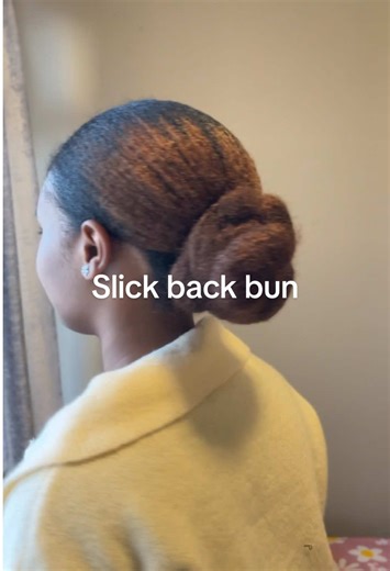 Slick Back Bun: Low Maintenance Hair Routine