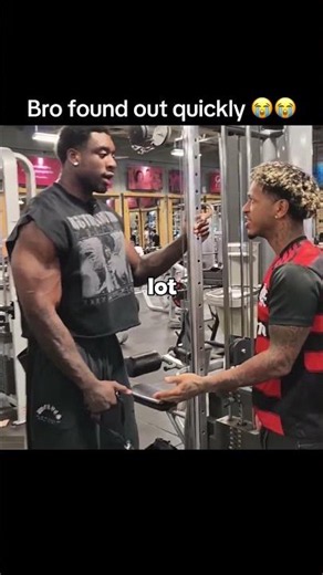 Bro got humbled quickly💀 ‪@connorsinann‬ #funny #fitness #gymbro #gymgoer #sinann