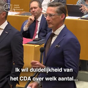 796K views · 8.4K reactions | Zonder politieke wil, geen streng asielbeleid. JA21 zegt: streven naar nul. CDA draait eromheen en stemt keer op keer tégen harde maatregelen. Tijd dat het CDA kleur gaat bekennen. Joost Eerdmans bij #AlgemeneBeschouwingen | JA21 | Facebook