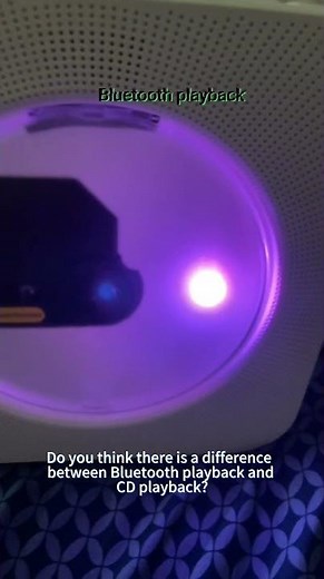Gueray desktop cd Player: Bluetooth playback VS CD playback, do you think there is a difference?