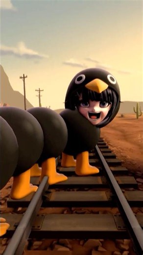 Save Gugu Gaga Worm from Train First Person CHALLENGE #gmod #sfm