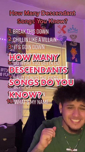 How Many Descendant Songs You Know?#disney #disneysongs #descendants #descendants3 #descendants2 #fyp #foryou #fypシ #cristianjroa