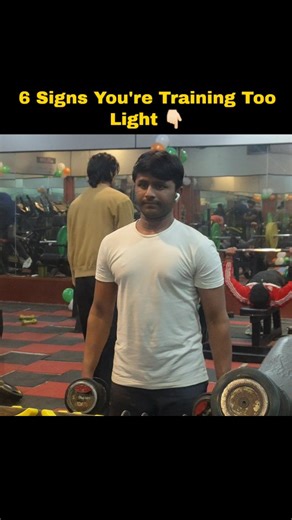 Kunal | Gym Tips for Beginners 💪🏻 on Instagram: "READ Here ⬇️ 6 Signs You're Training Too Light 👇🏻 1️⃣ Reps left in the tank? You finish every set knowing you could've done 3-5 more? That’s a warm-up, not a set! 😴 2️⃣ Gravity doing the work? Not controlling the eccentric so the weight flies back up? Slow down! 📉 3️⃣ No Soreness? Your muscles never feel sore because you're never actually fatigued. 🤷🏻‍♂️ 4️⃣ Plateaued? Your numbers haven't moved in months. That’s a red flag! 🚩 5️⃣ Ghost P