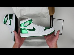 Air Jordan 1 High G Spikeless Golf Shoes - White/Pine Limited Edition Unboxing | GolfLocker.com