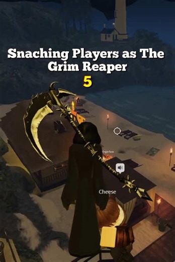 Moai (@captain_moai) - Snaching Players as The Grim Reaper 5 #robloxfyp #robloxcomedy #jesus #micup #micuproblox #ontaproblox #scream #prank #grimreaper